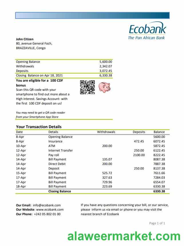 Congo  Ecobank excel pdf